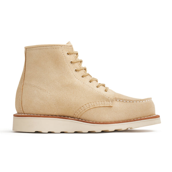 6 Inch Moc Toe Women s Boots 3328 Cream Abilene Leather