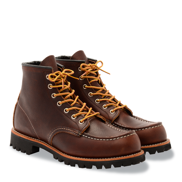 Red Wing Roughneck Moc Toe Work Boots 8146 Briar Oil Slick Red Wing London