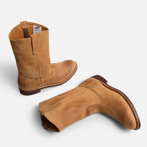 Pecos Boot 8060 - 11 Inch Soft Toe Pull On Boot - Hawthorne Muleskinner Leather