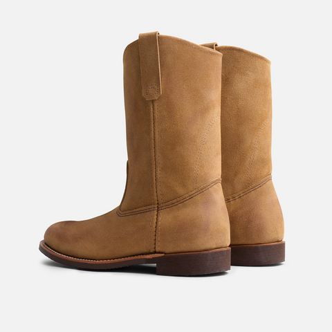 Pecos Boot 8060 - 11 Inch Soft Toe Pull On Boot - Hawthorne Muleskinner Leather