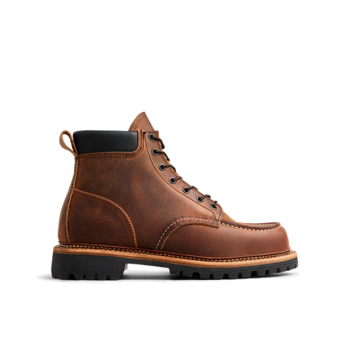 8213 Norway Moc Toe Boot - Copper Rough and Tough