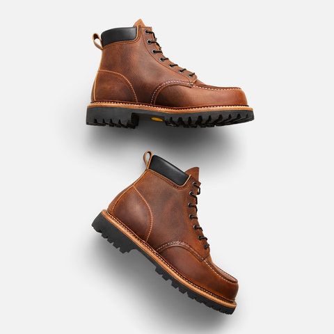 8213 Norway Moc Toe Boot - Copper Rough and Tough