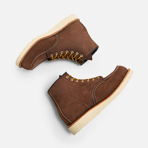 Red Wing Classic Moc Toe Boots 8836 - Chocolate Muleskinner Roughout