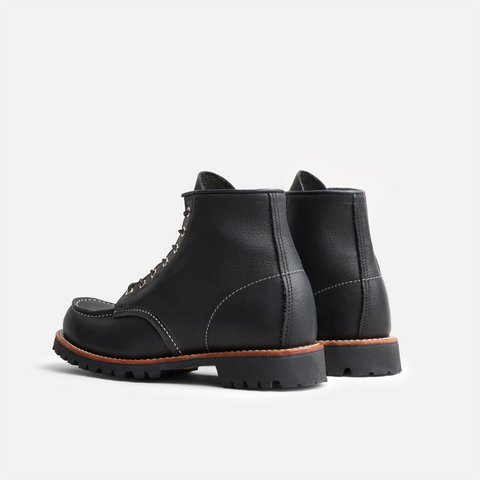 Red Wing Roughneck Moc Toe Work Boots 2949 - Black Oil Slick