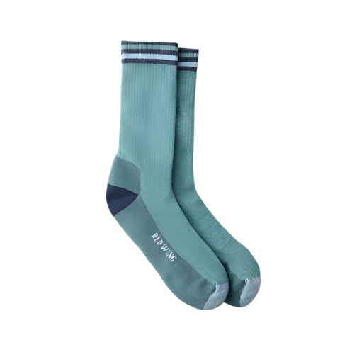 Vintage Stripe Socks - 97668 - Sea Pint, Carbon Navy, Steel Blue