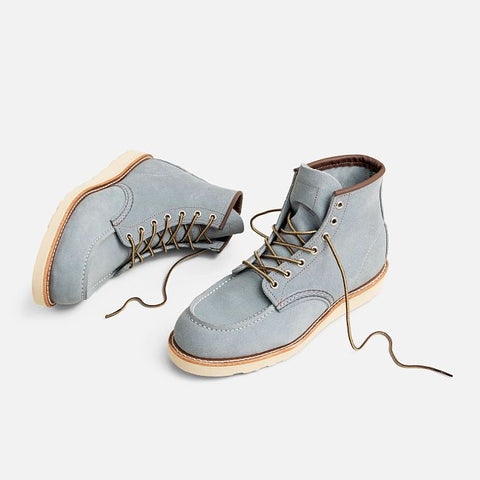 Classic Moc Toe Boots - 8800 Dusty Blue Abilene