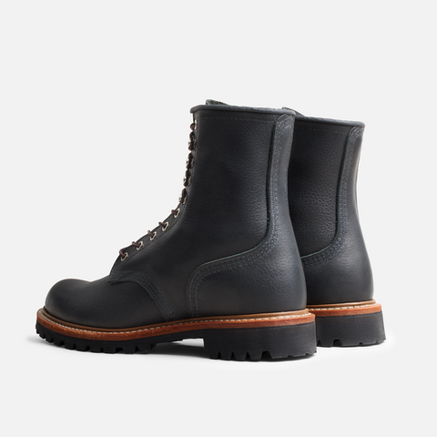 Red Wing Logger Boots - 4501 8-Inch Black Oil Slick