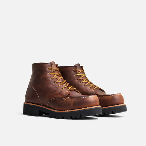 6-Inch Porter Moc Toe Women's Boots 3498 - Copper Rough & Tough