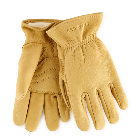Yellow Buckskin Leather Lined Glove 95237