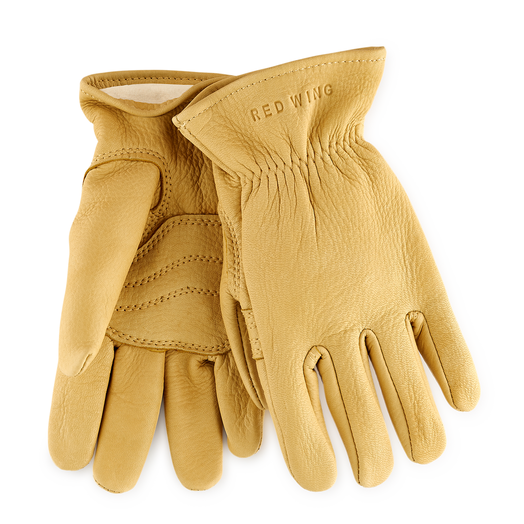 Yellow Buckskin Leather Lined Glove 95237 Red Wing London