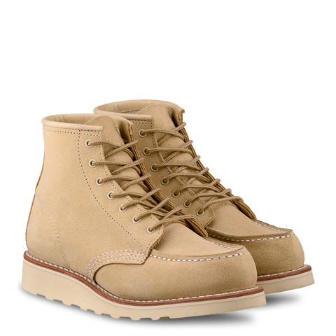 6-Inch Moc Toe Women's Boots 3328 - Cream Abilene Leather