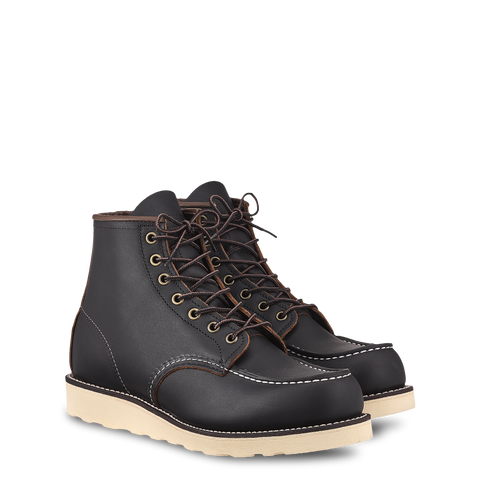 Classic Moc Toe Boots 8849 - Black Prairie