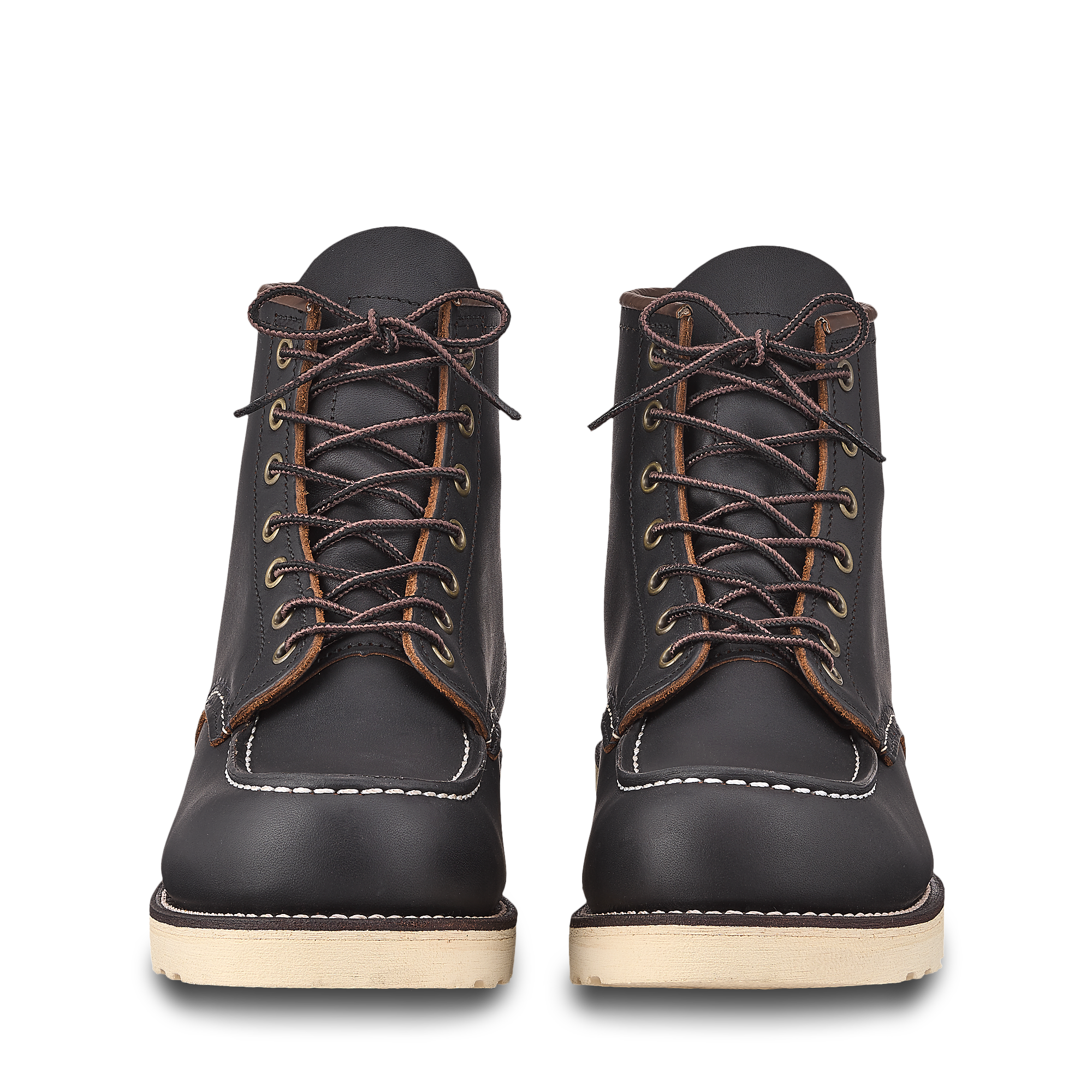 Mens black sales moc toe boots